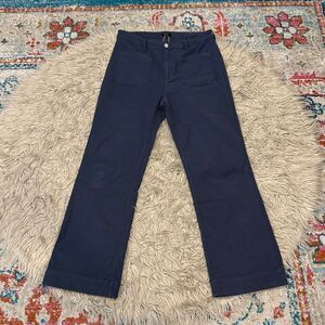 Quince navy blue pants size 12